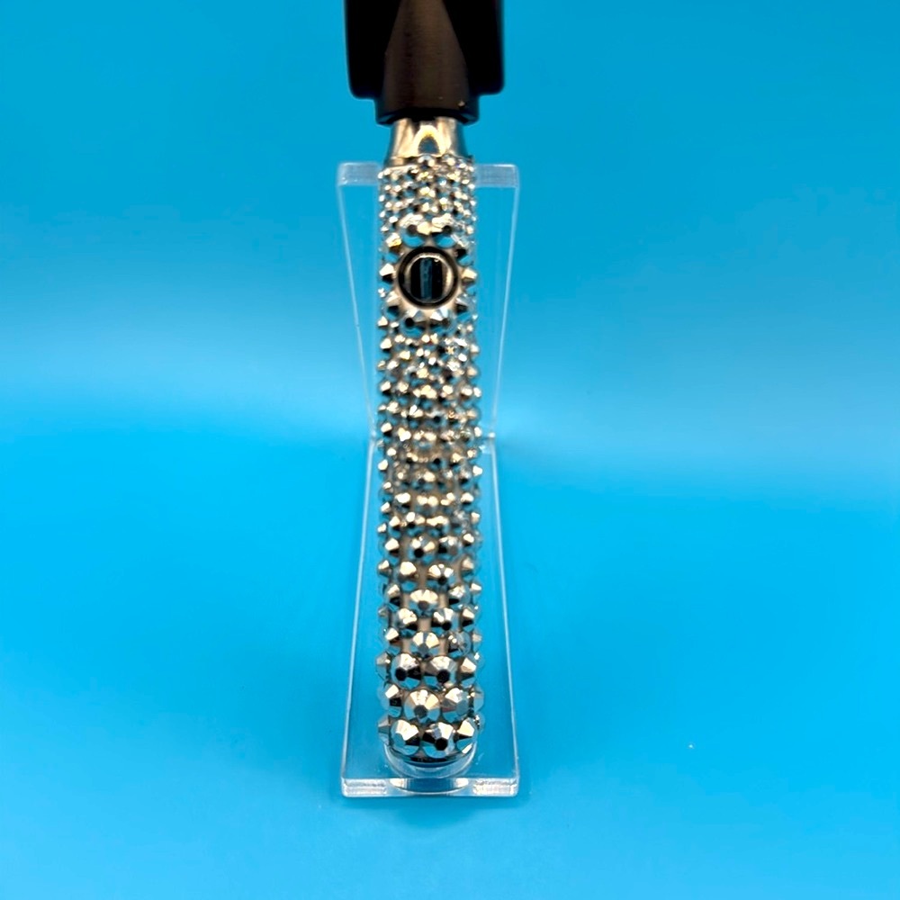 Silver Rhinestone 510 Threaded Battery - Picture 2 of 3